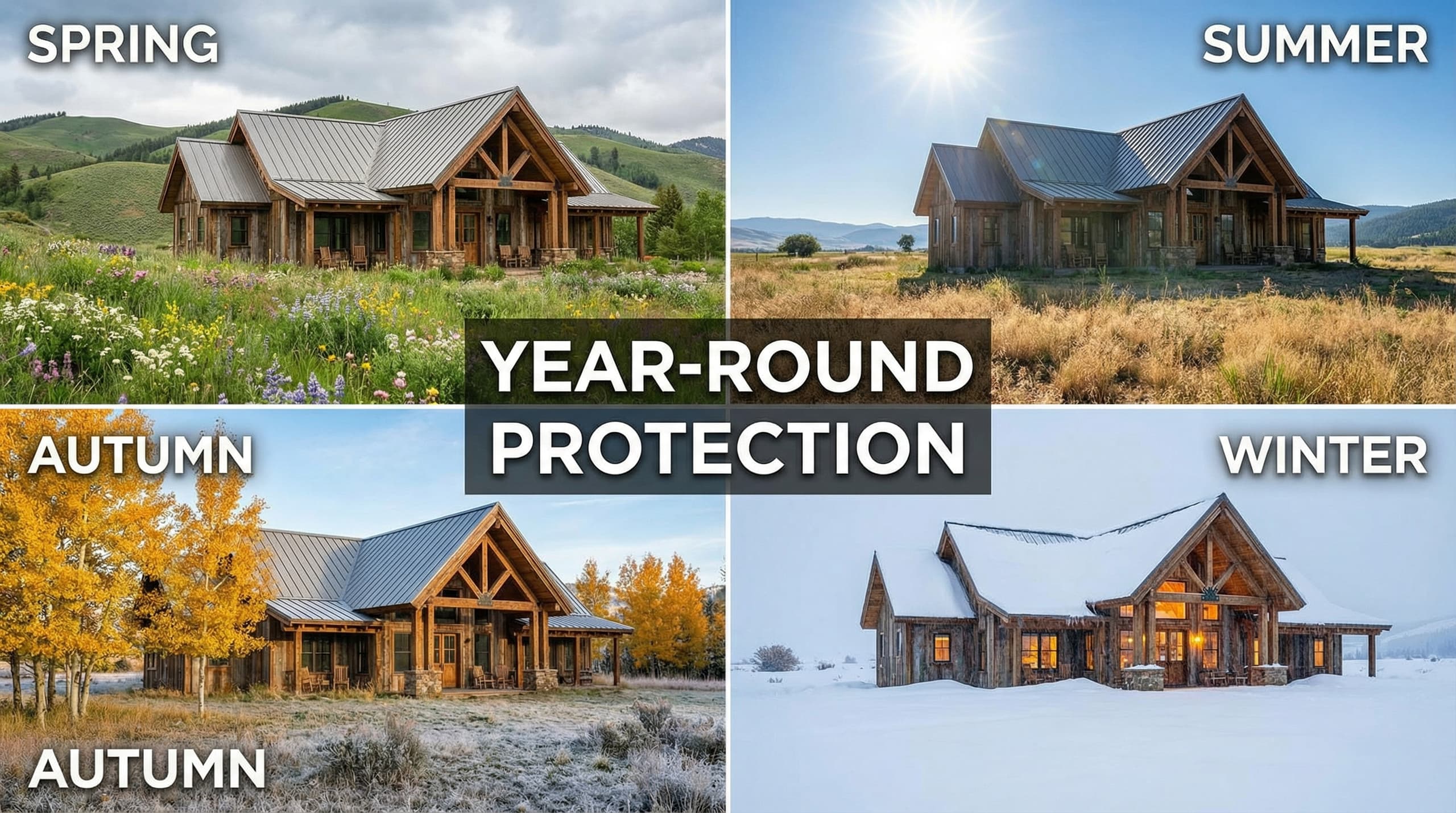 Idaho four seasons landscape - year-round pest calendar guide