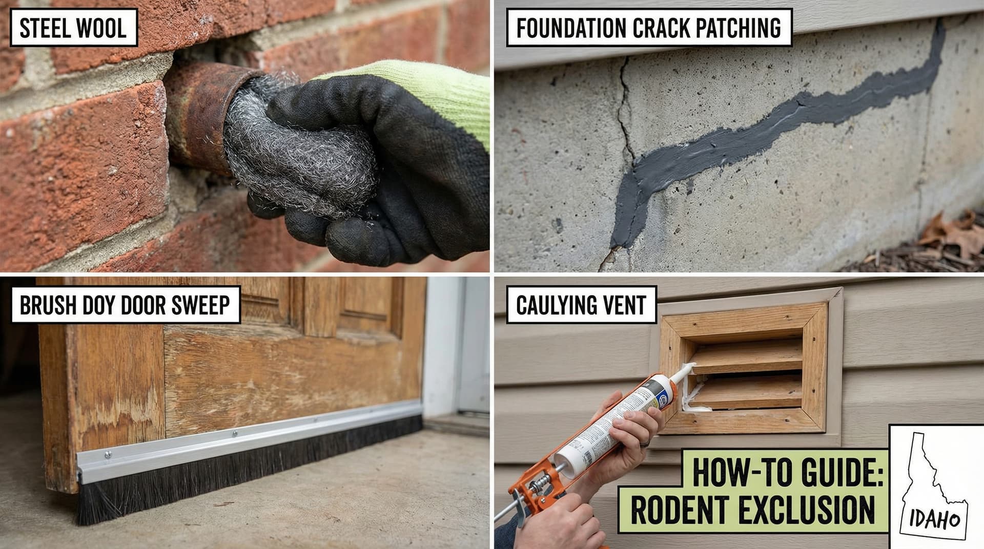 Mouse - rodent proofing guide for Idaho homeowners