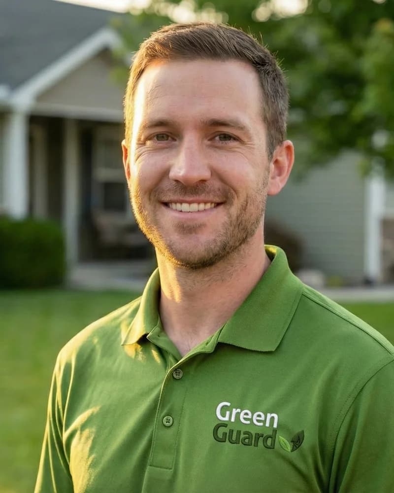 Green Guard pest control technician
