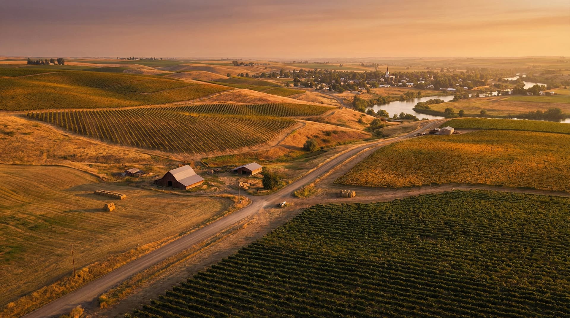 Canyon County Idaho wine country landscape
