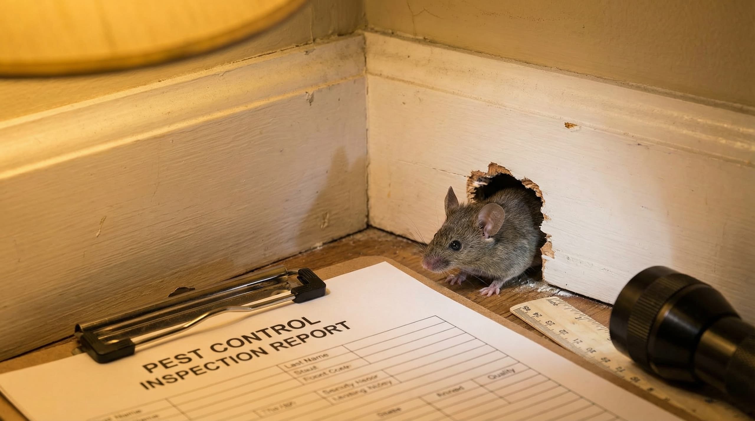 House Mouse - showing key features for identification