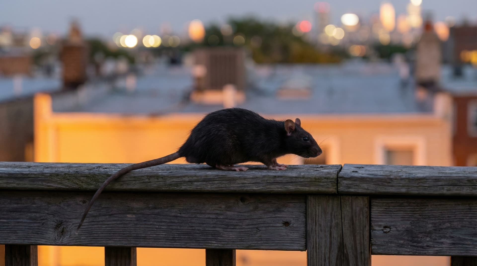 Roof Rat - showing key features for identification