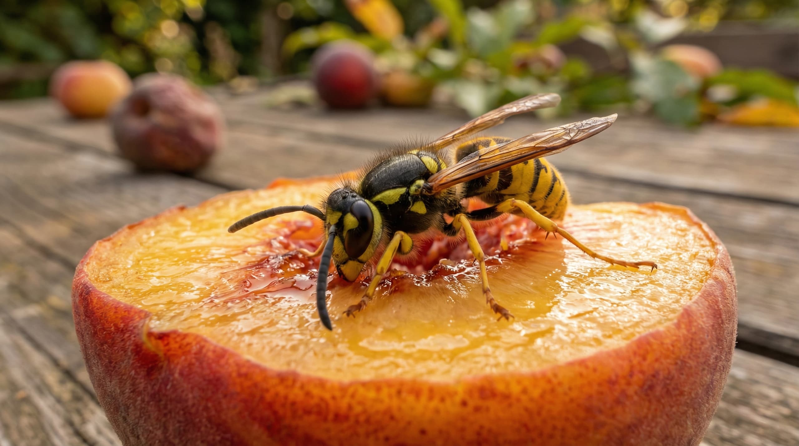 Yellowjacket - showing key features for identification